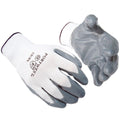 Grey - Front - Portwest Flexo Grip Nitrile Gloves (A310) - Safetywear - Workwear (Pack of 2)