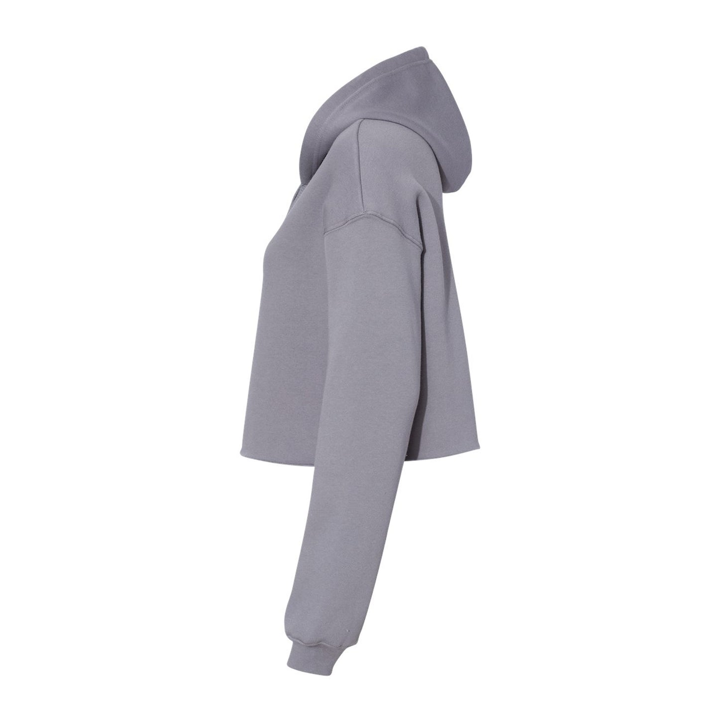 Storm - Side - Bella + Canvas Womens-Ladies Cropped Fleece Hoodie