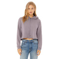 Storm - Front - Bella + Canvas Womens-Ladies Cropped Fleece Hoodie