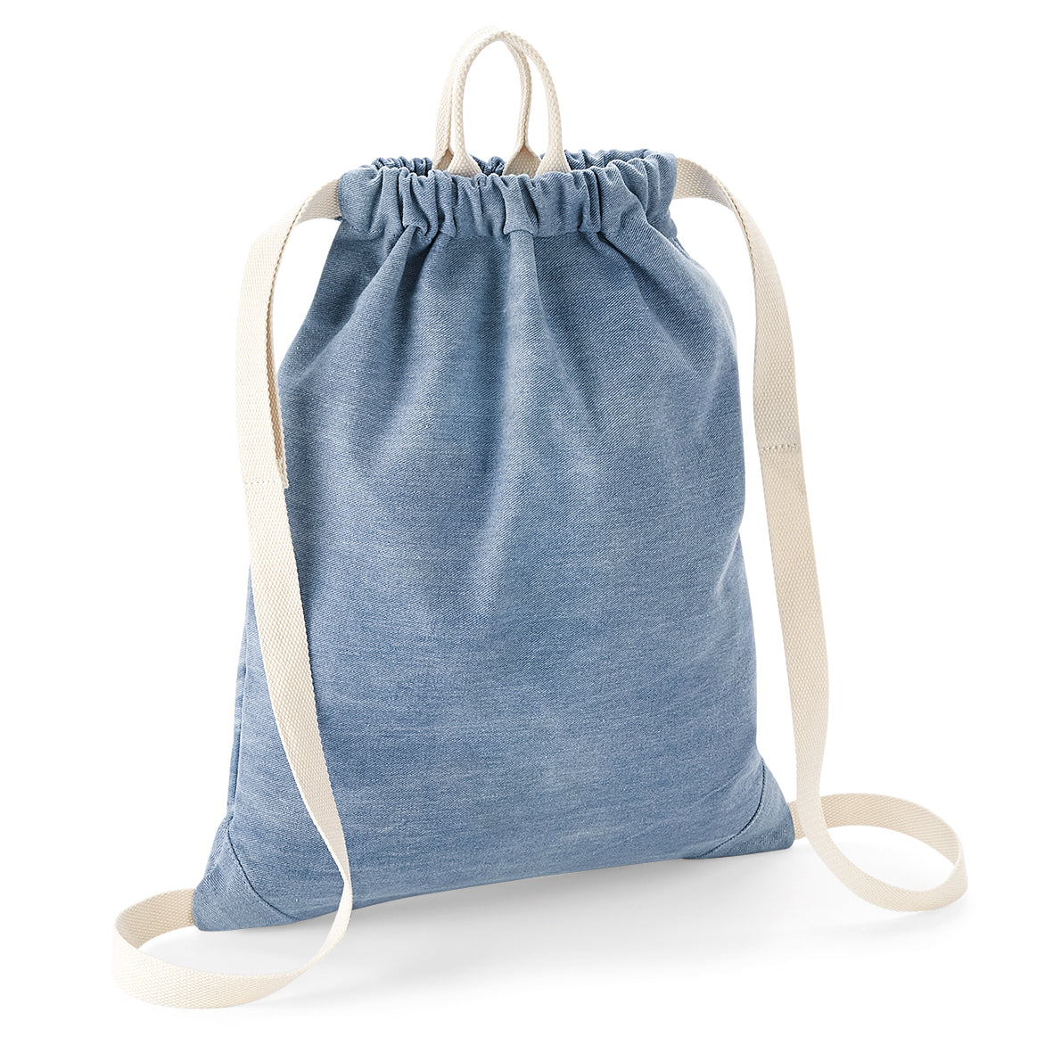 Light Denim - Front - Bagbase Denim Gymsac