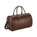Tan - Front - Quadra Nuhide Garment Weekender Duffel-Holdall Bag