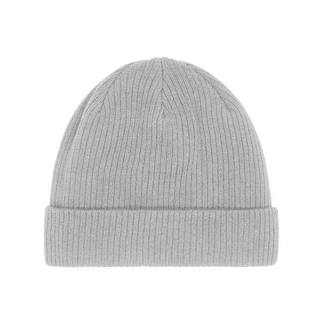 Light Grey - Back - Beechfield Organic Cotton Beanie
