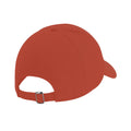 Terracotta - Back - Beechfield Organic Cotton 6-panel Cap