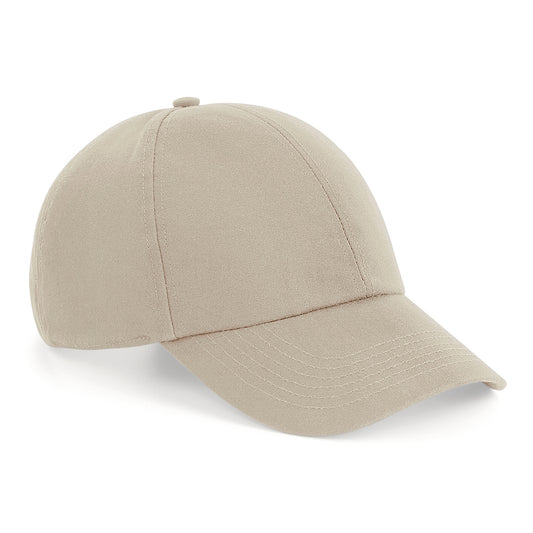 Sand - Front - Beechfield Organic Cotton 6-panel Cap