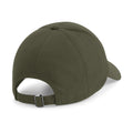 Olive Green - Side - Beechfield Organic Cotton 6-panel Cap