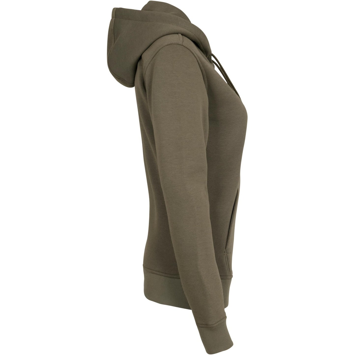 Olive - Lifestyle - Build Your Brand Womens Heavy Hoody-Sweatshirt