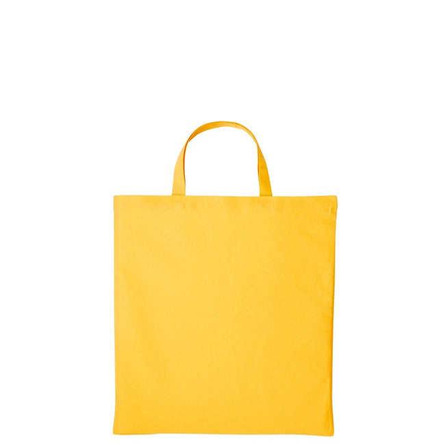 Gold - Front - Nutshell Cotton Short Handle Shopper