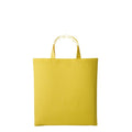 Lemon - Front - Nutshell Cotton Short Handle Shopper