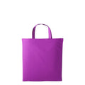 Magenta - Front - Nutshell Cotton Short Handle Shopper