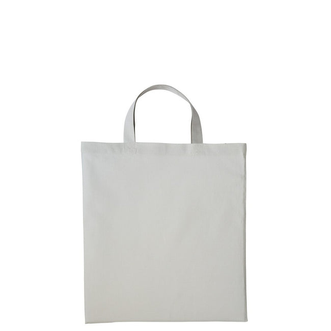 Pastel Grey - Front - Nutshell Cotton Short Handle Shopper