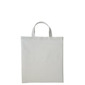 Pastel Grey - Front - Nutshell Cotton Short Handle Shopper