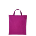 Plum - Front - Nutshell Cotton Short Handle Shopper