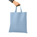 Sky - Back - Nutshell Cotton Short Handle Shopper