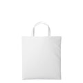 White - Front - Nutshell Cotton Short Handle Shopper