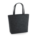 Charcoal Melange - Front - BagBase Felt Shopper-Tote
