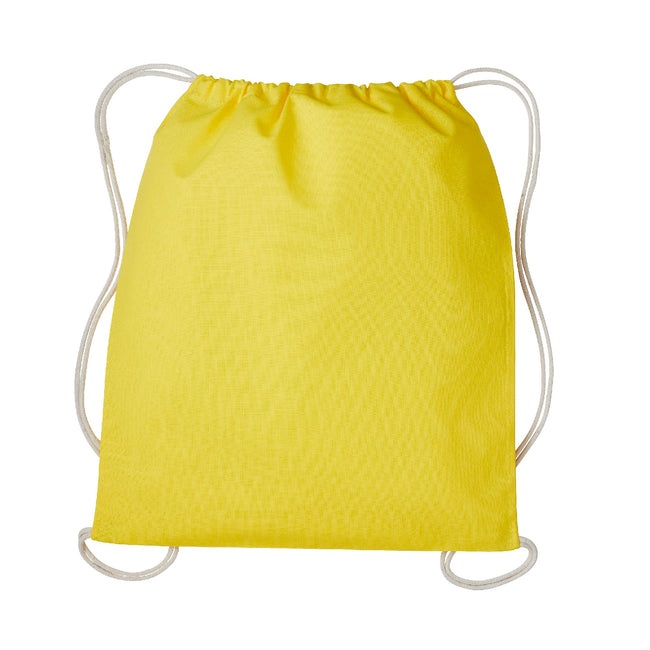 Sunflower-Natural - Front - Nutshell Drawstring Gymsac