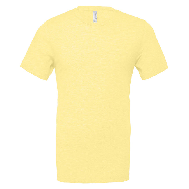 French Vanilla Heather - Front - Bella + Canvas Adults Unisex Heather Cvc Short Sleeve T-Shirt