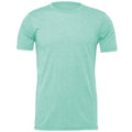 Heather Mint - Front - Bella + Canvas Adults Unisex Heather Cvc Short Sleeve T-Shirt