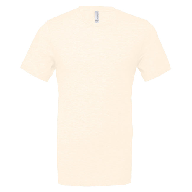 Heather Natural - Front - Bella + Canvas Adults Unisex Heather Cvc Short Sleeve T-Shirt