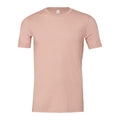 Dusty Pink Heather - Front - Bella + Canvas Adults Unisex Heather Cvc Short Sleeve T-Shirt