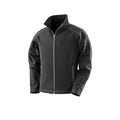 Black - Front - Result Work Guard Womens-Ladies Treble Stitch Softshell Jacket