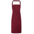 Burgundy - Front - Premier Waterproof Bib Apron