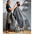 Dark Grey - Side - Premier Waterproof Salon Gown