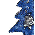 Blue-Silver - Back - Christmas Shop 17.5cm Reversible Sequin Tree