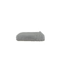Grey - Front - A&R Towels Organic Woven Hand Towel