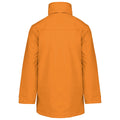 Orange-Black - Back - Kariban Mens Parka Performance Jacket