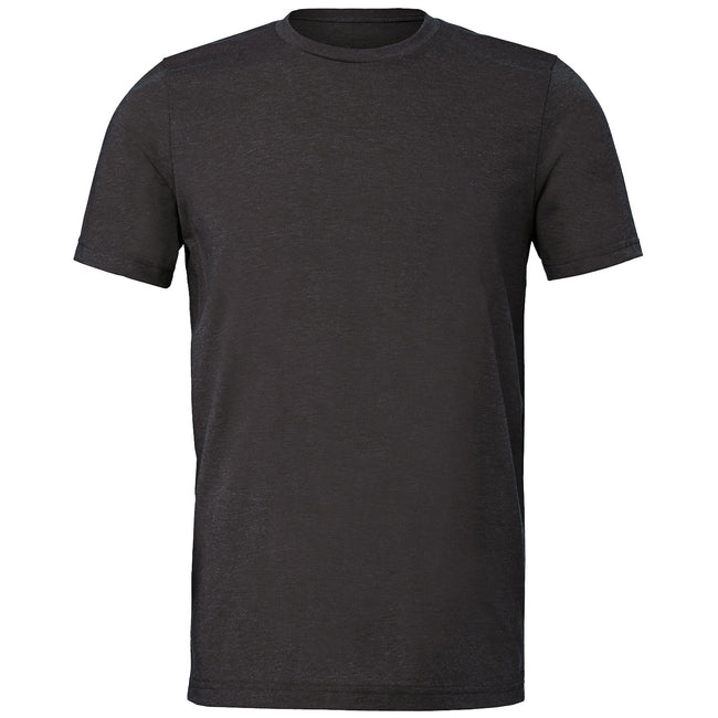 Dark Grey Heather - Front - Bella + Canvas Unisex Sueded Tee