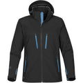 Black- Electric - Front - Stormtech Mens Patrol Technical Softshell Jacket