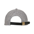 Grey - Side - Flexfit By Yupoong Mens Melton Cap