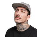 Grey - Lifestyle - Flexfit By Yupoong Mens Melton Cap