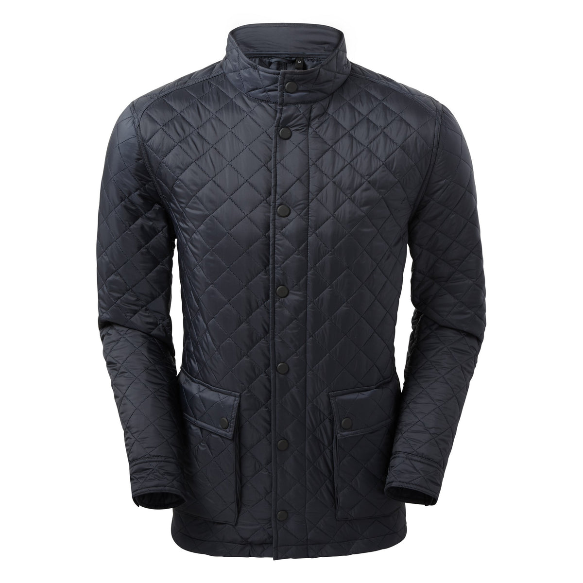 Navy - Front - 2786 Mens Quartic Quilt Jacket