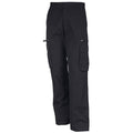 Dark Grey - Front - Kariban Spaso Heavy Canvas Workwear Trouser - Pants