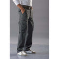 Dark Grey - Back - Kariban Spaso Heavy Canvas Workwear Trouser - Pants