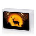 Reindeer - Front - Christmas Shop Diorama Moonlit Scene Light