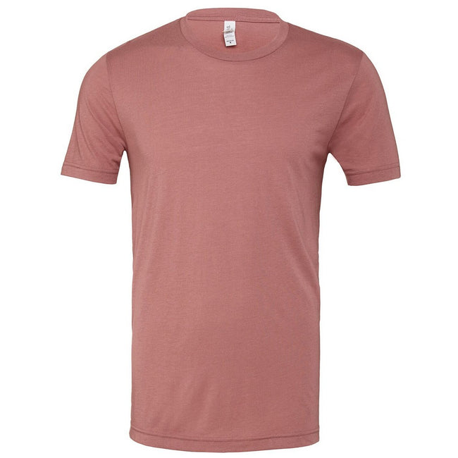 Mauve Triblend - Front - Bella Canvas Unisex Adults Triblend Crew Neck T Shirt