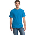 Sapphire Blue - Back - Gildan Adults Unisex Heavy Cotton T Shirt