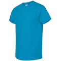 Sapphire Blue - Side - Gildan Adults Unisex Heavy Cotton T Shirt