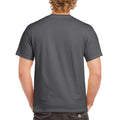 Dark Heather - Back - Gildan Adults Unisex Heavy Cotton T Shirt