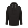 Black - Front - Front Row Mens Pullover Half-zip Jacket