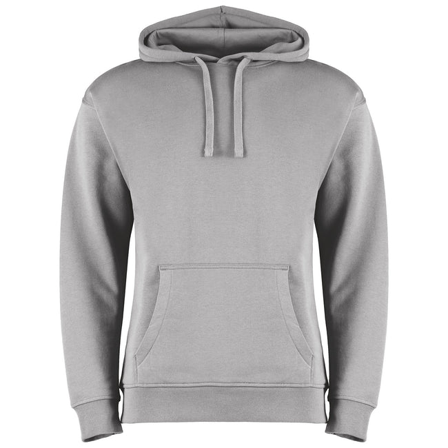 Grey Heather - Front - Kustom Kit Adults Unisex Regular Fit Hoodie