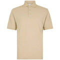 Sand - Front - Kustom Kit Mens Classic Fit Cotton Klassic Superwash Polo
