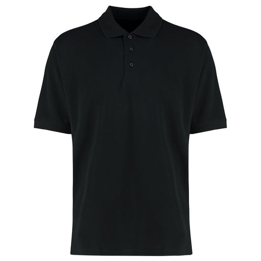 Black - Front - Kustom Kit Mens Classic Fit Cotton Klassic Superwash Polo