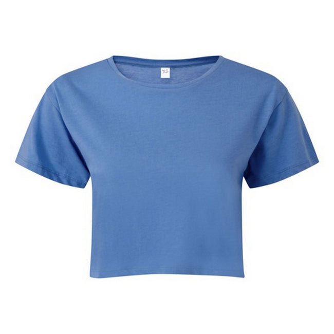 Cornflower - Front - TriDri Womens-Ladies TriDri Crop Top