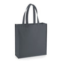 Graphite Grey - Front - Westford Mill Gallery Canvas Tote