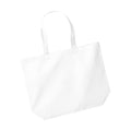 White - Front - Westford Mill Organic Premium Cotton Maxi Tote