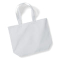Light Grey - Front - Westford Mill Organic Premium Cotton Maxi Tote